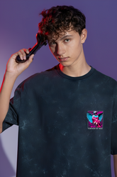 Silent Acid Washed Oversized Tee